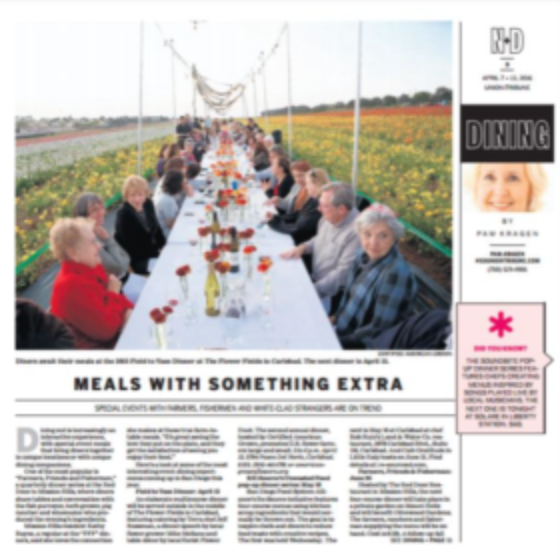 The Red Door in San Diego Union-Tribune