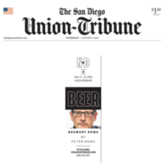 Duck Foot Brewing in San Diego Union-Tribune